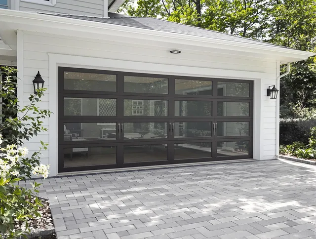 Tallmadge Garage Door Repair design specialist presenting custom garage door options to Tallmadge homeowner