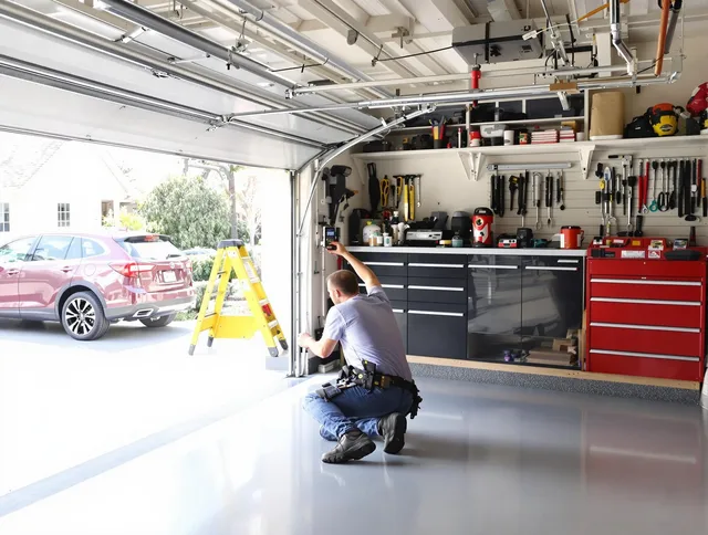 Local garage door repair service by Tallmadge Garage Door Repair in Tallmadge