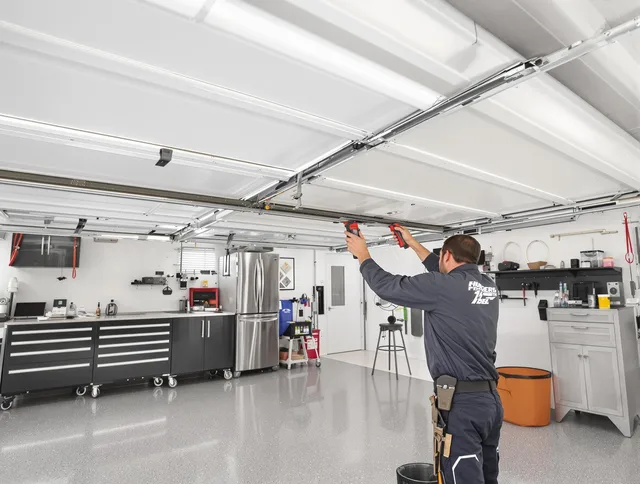 Overhead garage door repair service by Tallmadge Garage Door Repair in Tallmadge
